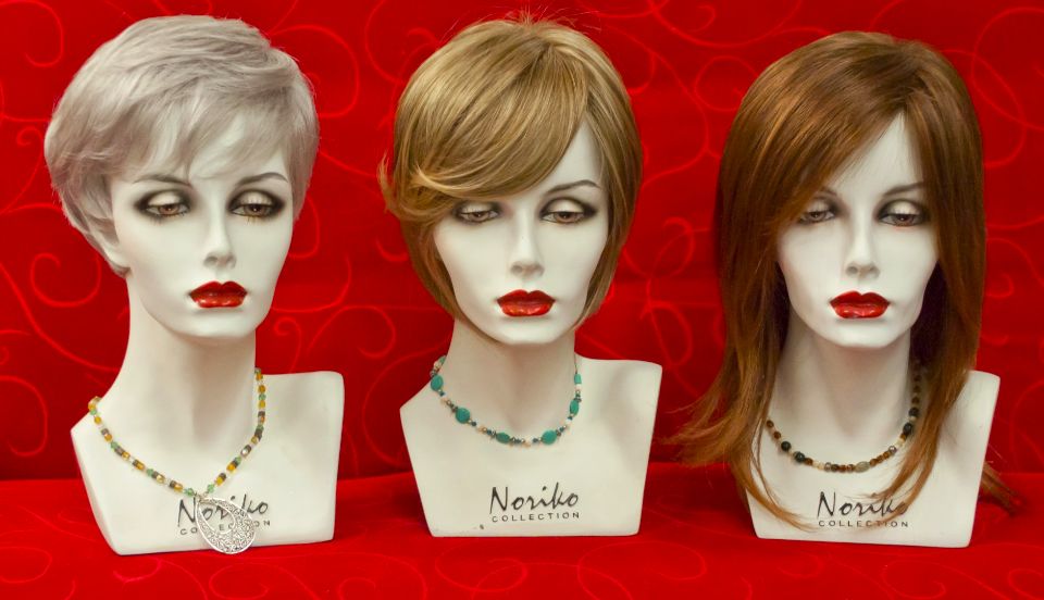 Wig styles available through The Hair Studio